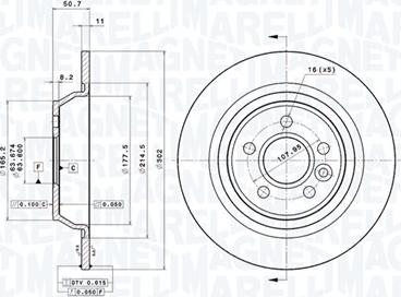 Magneti Marelli 360406107001 - Jarrulevy inparts.fi