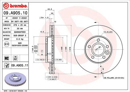 Magneti Marelli 360406107100 - Jarrulevy inparts.fi