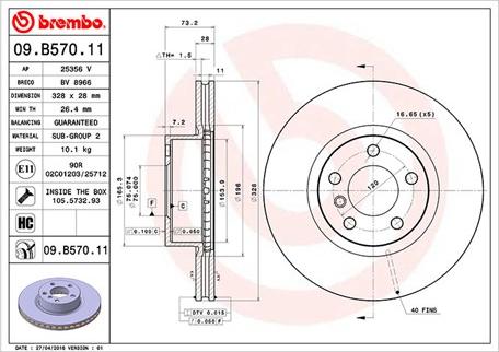 Magneti Marelli 360406119801 - Jarrulevy inparts.fi