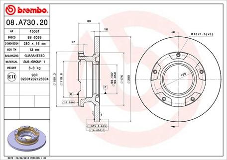 Magneti Marelli 360406111200 - Jarrulevy inparts.fi