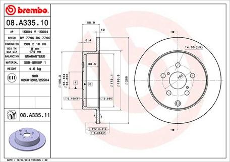 Magneti Marelli 360406112500 - Jarrulevy inparts.fi