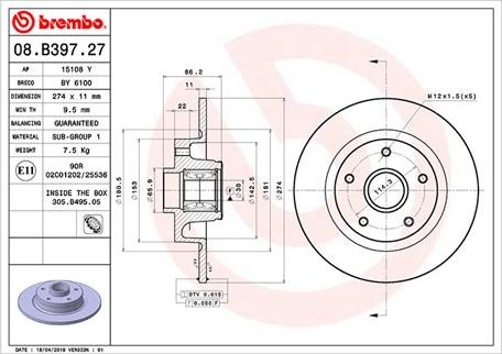 Magneti Marelli 360406136600 - Jarrulevy inparts.fi