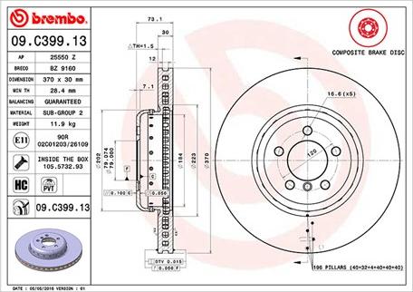 Magneti Marelli 360406130504 - Jarrulevy inparts.fi