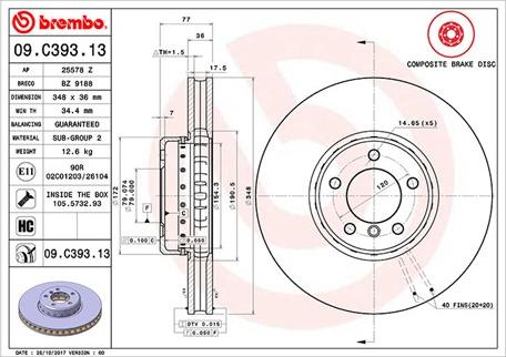 Magneti Marelli 360406130004 - Jarrulevy inparts.fi