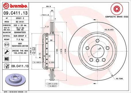 Magneti Marelli 360406131504 - Jarrulevy inparts.fi