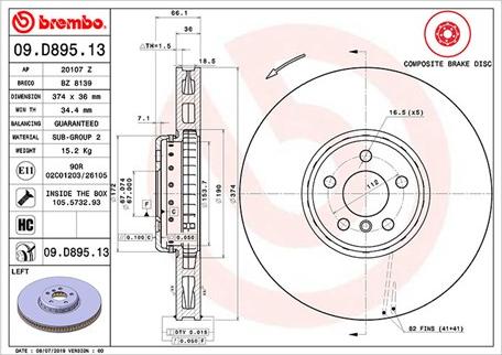 Magneti Marelli 360406133904 - Jarrulevy inparts.fi