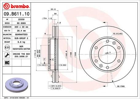 Magneti Marelli 360406125400 - Jarrulevy inparts.fi