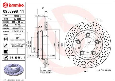 Magneti Marelli 360406125101 - Jarrulevy inparts.fi