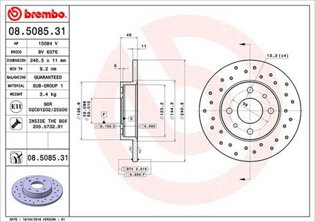 Magneti Marelli 360406126801 - Jarrulevy inparts.fi