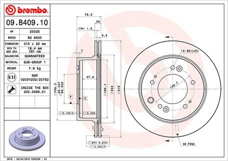 Magneti Marelli 360406120600 - Jarrulevy inparts.fi