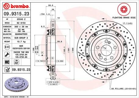 Magneti Marelli 360406128703 - Jarrulevy inparts.fi