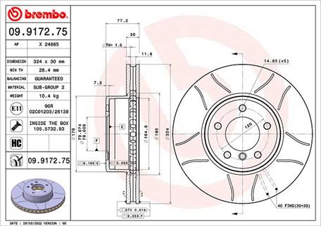 Magneti Marelli 360406175905 - Jarrulevy inparts.fi