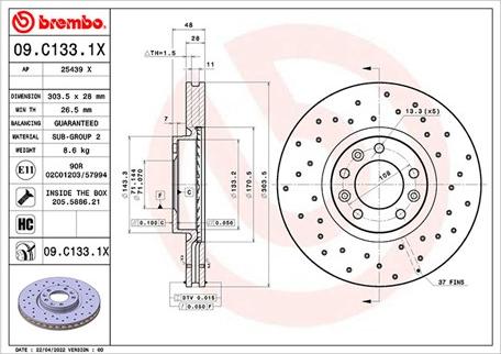 Magneti Marelli 360406176802 - Jarrulevy inparts.fi