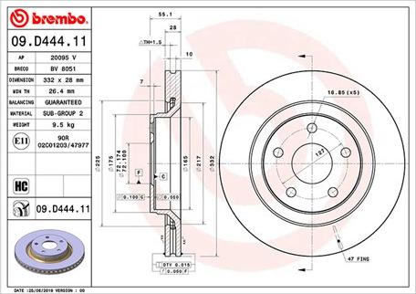 Magneti Marelli 360406170801 - Jarrulevy inparts.fi