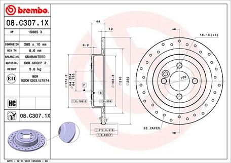 Magneti Marelli 360406177902 - Jarrulevy inparts.fi