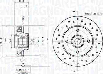 Magneti Marelli 360406218902 - Jarrulevy inparts.fi