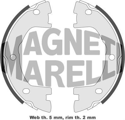 Magneti Marelli 360219198295 - Jarrukenkä inparts.fi