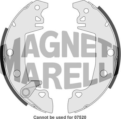 Magneti Marelli 360219192100 - Jarrukenkä inparts.fi