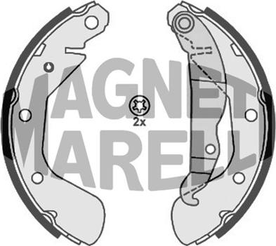 Magneti Marelli 360219192215 - Jarrukenkä inparts.fi