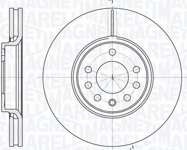 Magneti Marelli 361302040442 - Jarrulevy inparts.fi