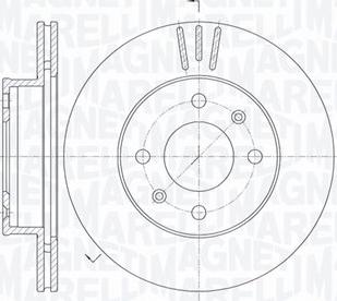 Magneti Marelli 361302040454 - Jarrulevy inparts.fi