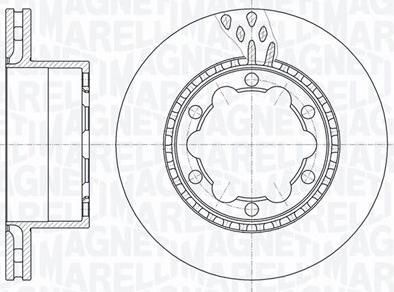 Magneti Marelli 361302040458 - Jarrulevy inparts.fi