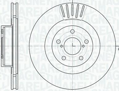 Magneti Marelli 361302040436 - Jarrulevy inparts.fi