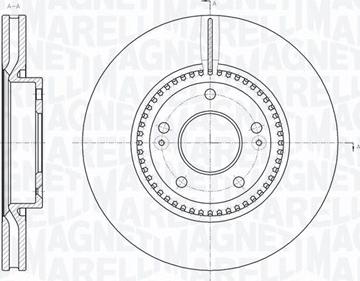 Magneti Marelli 361302040546 - Jarrulevy inparts.fi