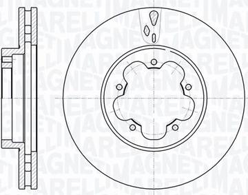 Magneti Marelli 361302040540 - Jarrulevy inparts.fi