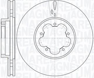 Magneti Marelli 361302040542 - Jarrulevy inparts.fi