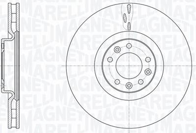 Magneti Marelli 361302040550 - Jarrulevy inparts.fi