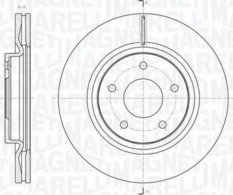 Magneti Marelli 361302040566 - Jarrulevy inparts.fi