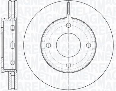 Magneti Marelli 361302040504 - Jarrulevy inparts.fi