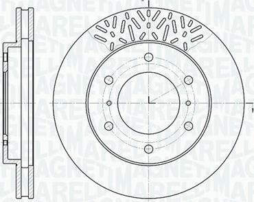 Magneti Marelli 361302040506 - Jarrulevy inparts.fi