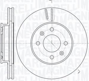 Magneti Marelli 361302040536 - Jarrulevy inparts.fi