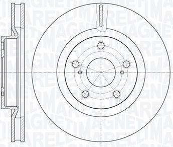 Magneti Marelli 361302040524 - Jarrulevy inparts.fi