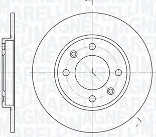 Magneti Marelli 361302040695 - Jarrulevy inparts.fi