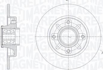 Magneti Marelli 361302040649 - Jarrulevy inparts.fi