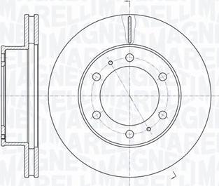 Magneti Marelli 361302040646 - Jarrulevy inparts.fi