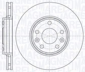 Magneti Marelli 361302040606 - Jarrulevy inparts.fi