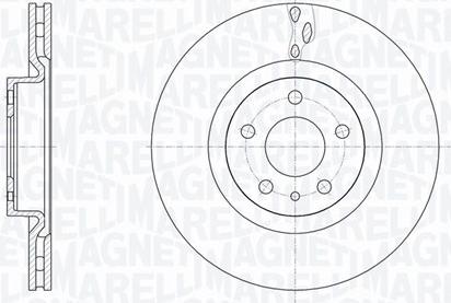 Magneti Marelli 361302040630 - Jarrulevy inparts.fi