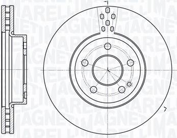 Magneti Marelli 361302040196 - Jarrulevy inparts.fi