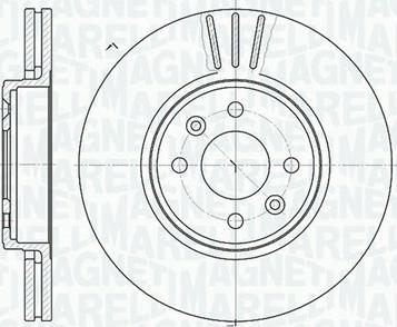 Magneti Marelli 361302040198 - Jarrulevy inparts.fi