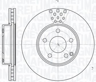 Magneti Marelli MBD0703 - Jarrulevy inparts.fi