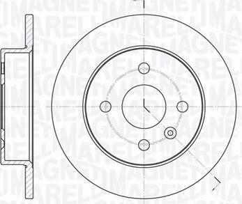 Magneti Marelli 361302040143 - Jarrulevy inparts.fi