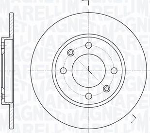 Magneti Marelli 361302040163 - Jarrulevy inparts.fi