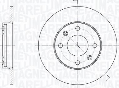 Magneti Marelli 361302040189 - Jarrulevy inparts.fi