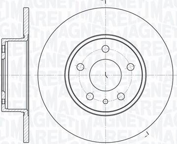 Magneti Marelli 361302040185 - Jarrulevy inparts.fi