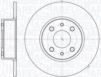 Magneti Marelli 361302040187 - Jarrulevy inparts.fi