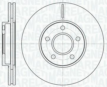 Magneti Marelli 361302040130 - Jarrulevy inparts.fi